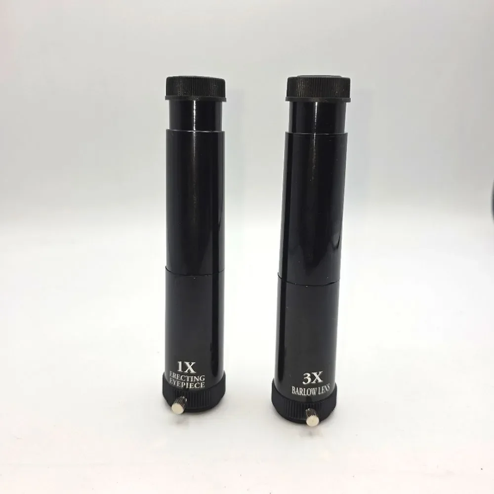 Barlow 1X 3X Erecting Telescope Eyepiece Set 4mm, 9mm, 20mm + Erecting Eyepiece